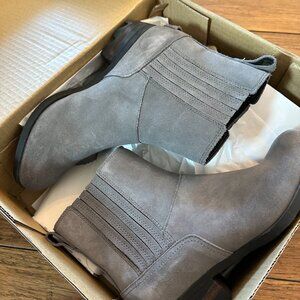 Sorel Lolla Chelsea Boot - Women's, Suede-Quarry-black - Size 7.5